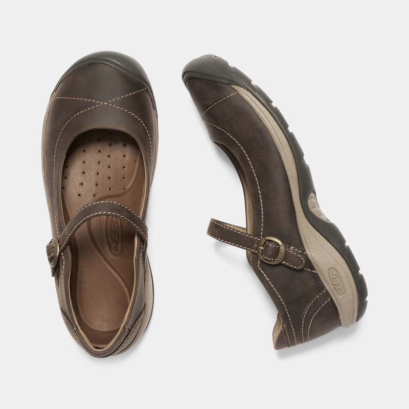 Keen Presidio II Womens Mary Jane Shoes Chocolate Sale (1920-BJUQV)